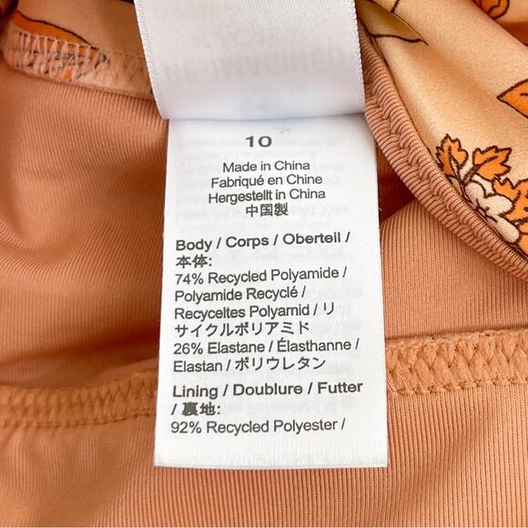 J.Crew | Knot Front One Piece Swimsuit in Zinnia Floral - Picture 7 of 7